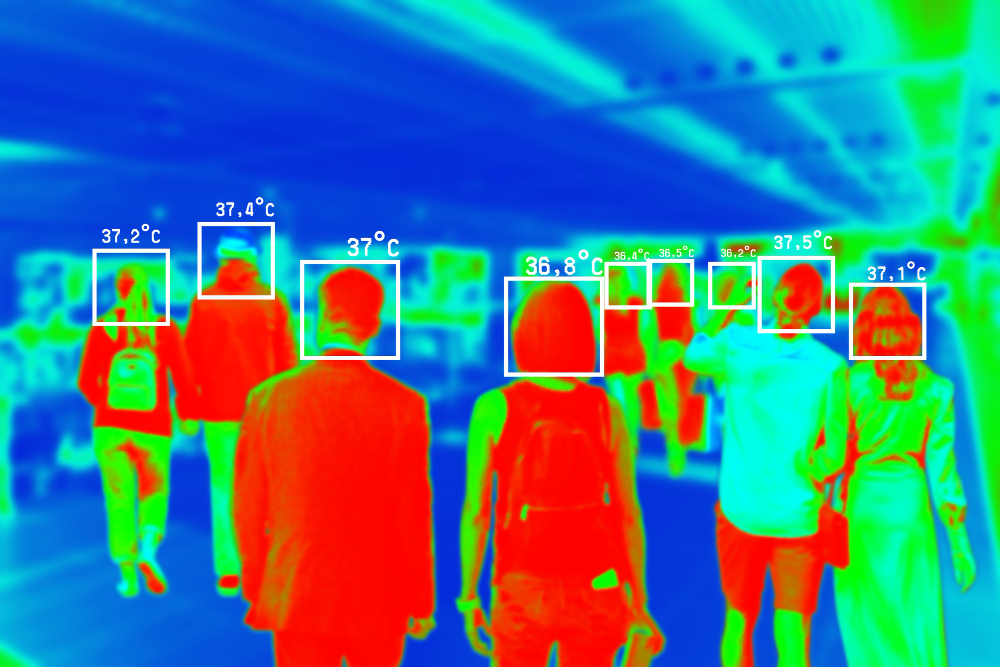 Motion and dwell heatmaps showing movement concentration across a monitored area